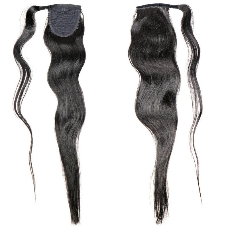 Natural Color Ponytail 20 To 24 Inch Straight Hair Style