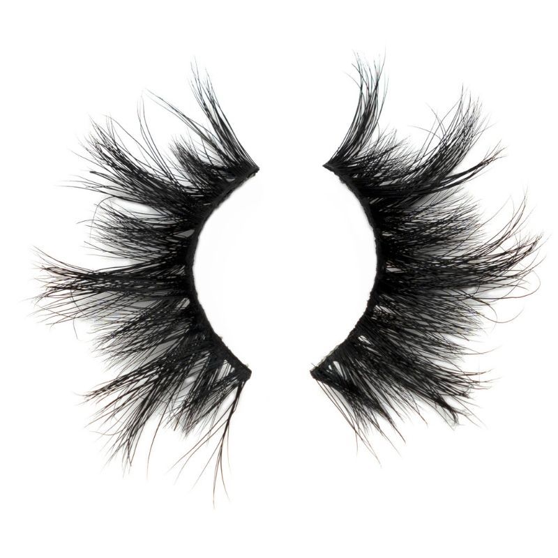October 3D Mink Lashes 25mm Natural Look Reusable Glam