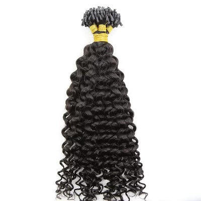 Water Wave I Tip Fusion Hair Extensions Full Length