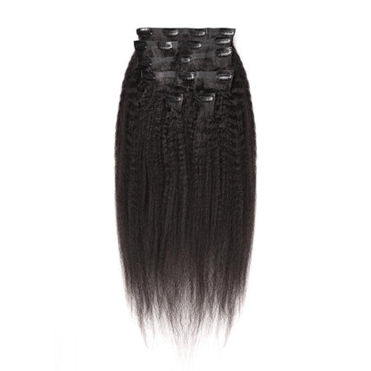 PU Seamless Clip In - Kinky Straight
