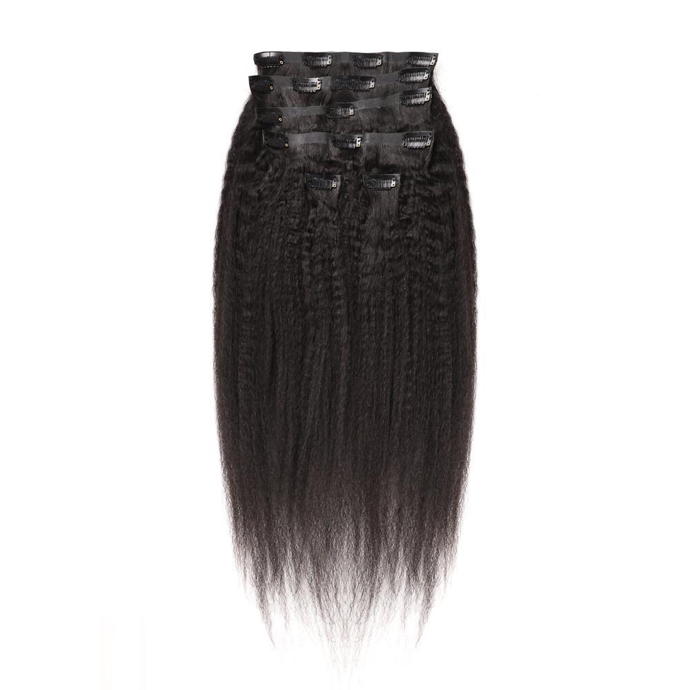 PU Seamless Clip In - Kinky Straight – Lashes and Bundles